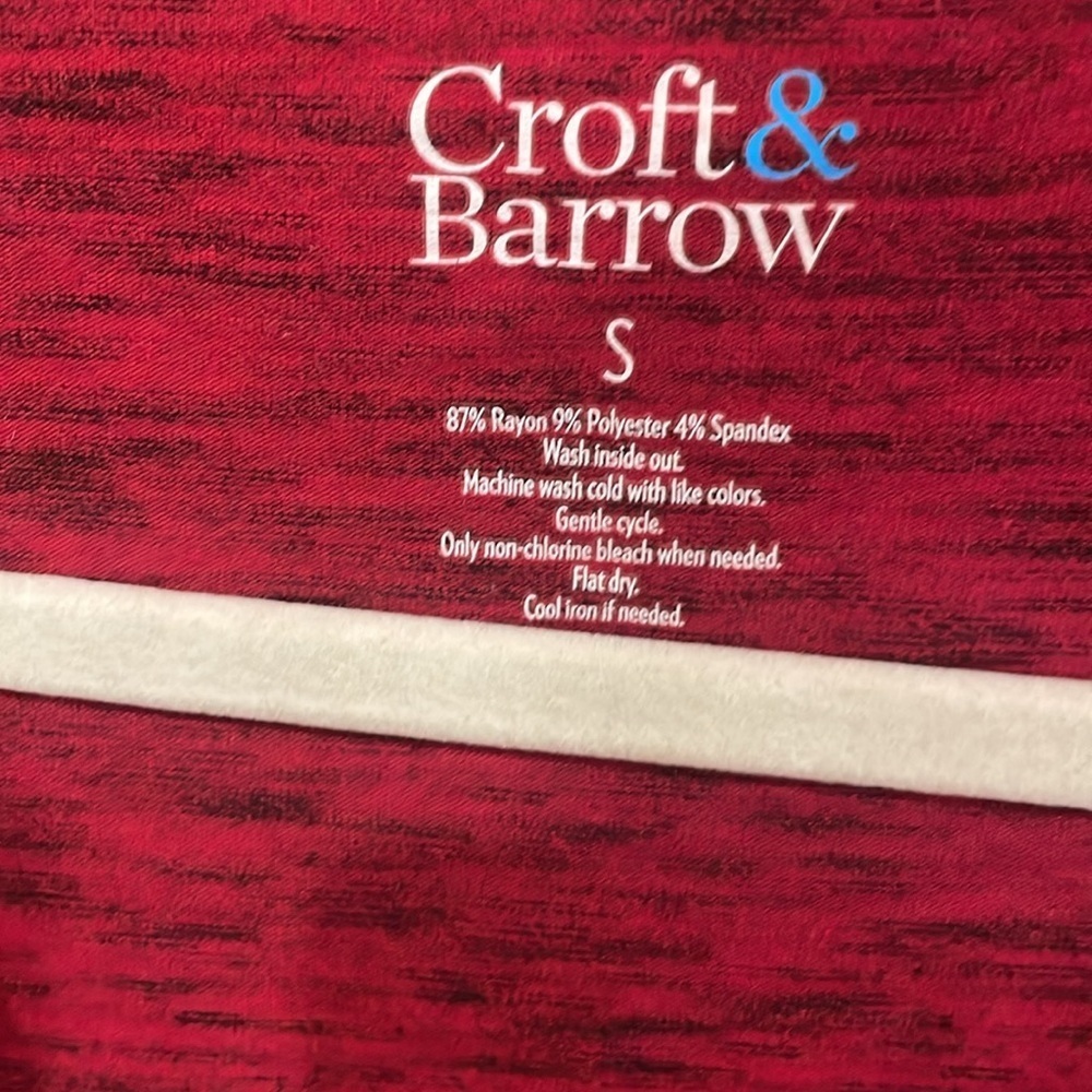 Croft and Barrow size small tucked knit pullover top - Picture 2 of 2
